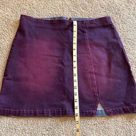 Purple mini skirt - Picture 2 of 6